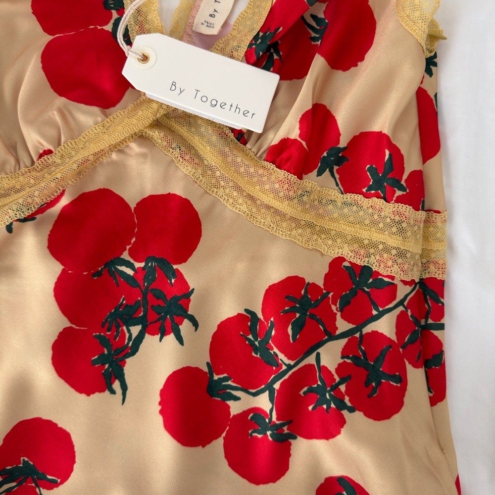 By Together Satin Top - Red Tomatoes - Picture 5 of 5